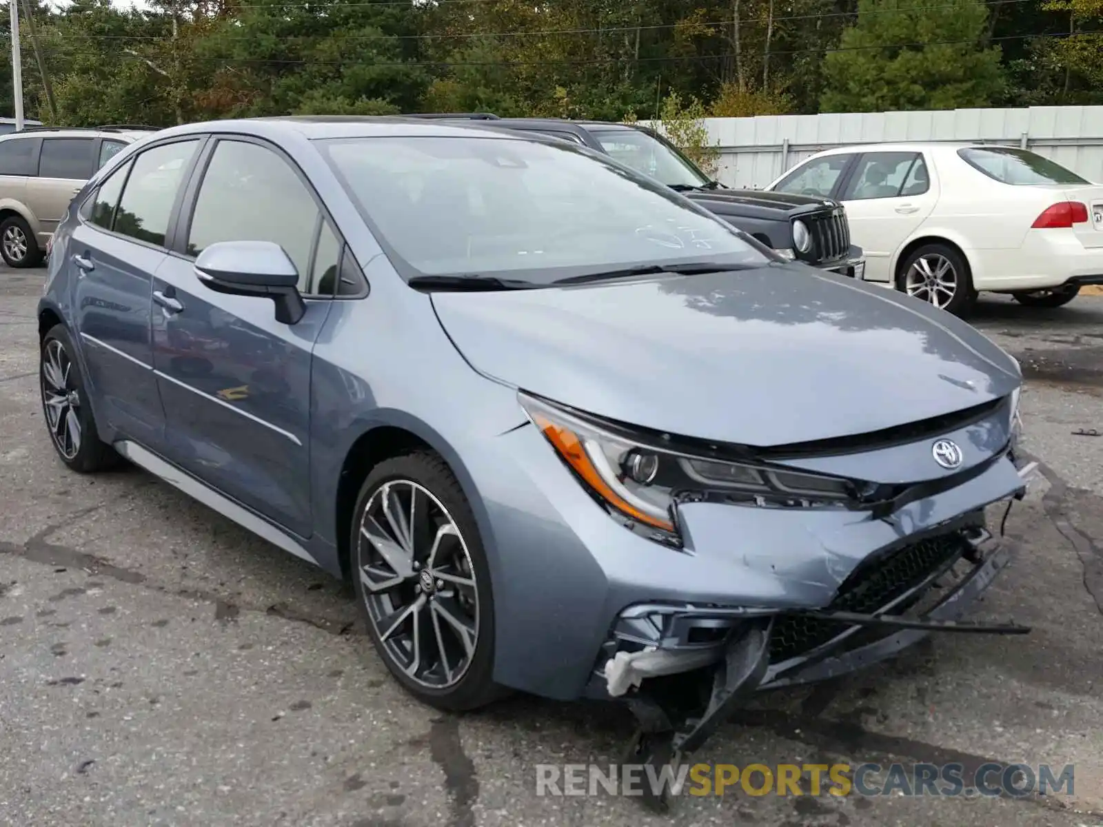 1 Photograph of a damaged car JTDP4RCEXLJ008815 TOYOTA COROLLA 2020