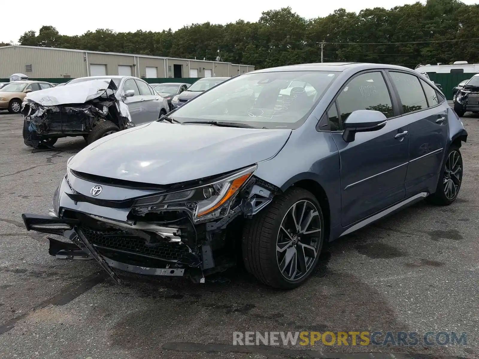 2 Photograph of a damaged car JTDP4RCEXLJ008815 TOYOTA COROLLA 2020