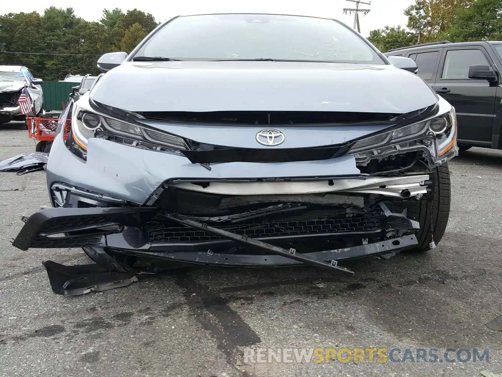 9 Photograph of a damaged car JTDP4RCEXLJ008815 TOYOTA COROLLA 2020