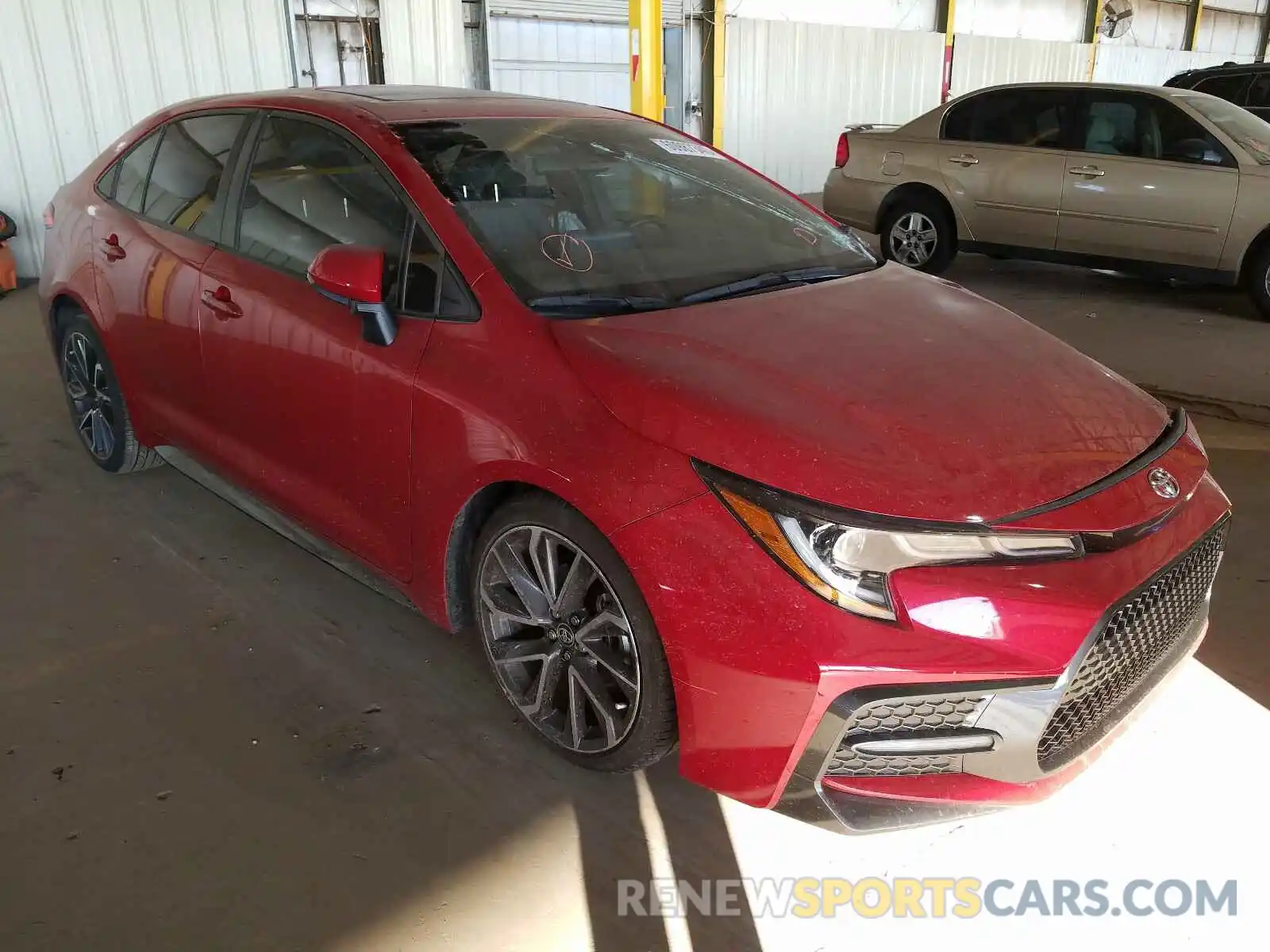 1 Photograph of a damaged car JTDP4RCEXLJ011651 TOYOTA COROLLA 2020