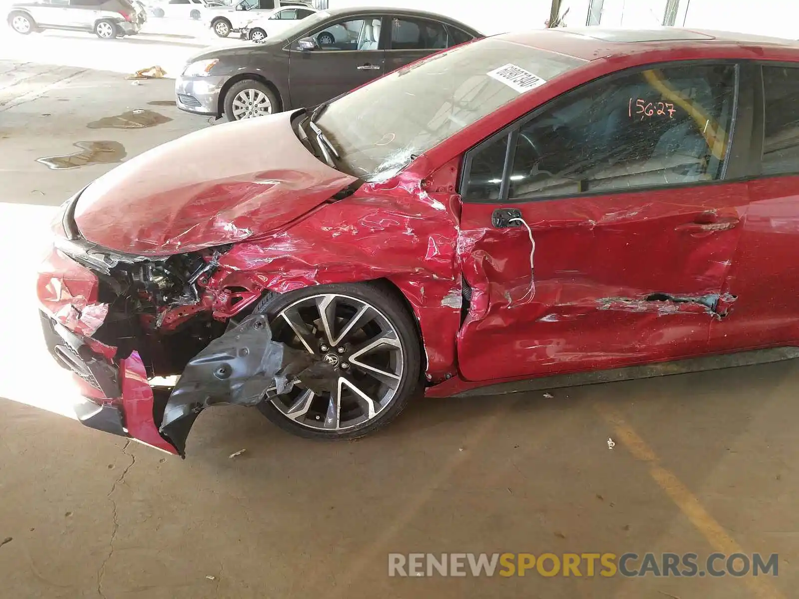 9 Photograph of a damaged car JTDP4RCEXLJ011651 TOYOTA COROLLA 2020