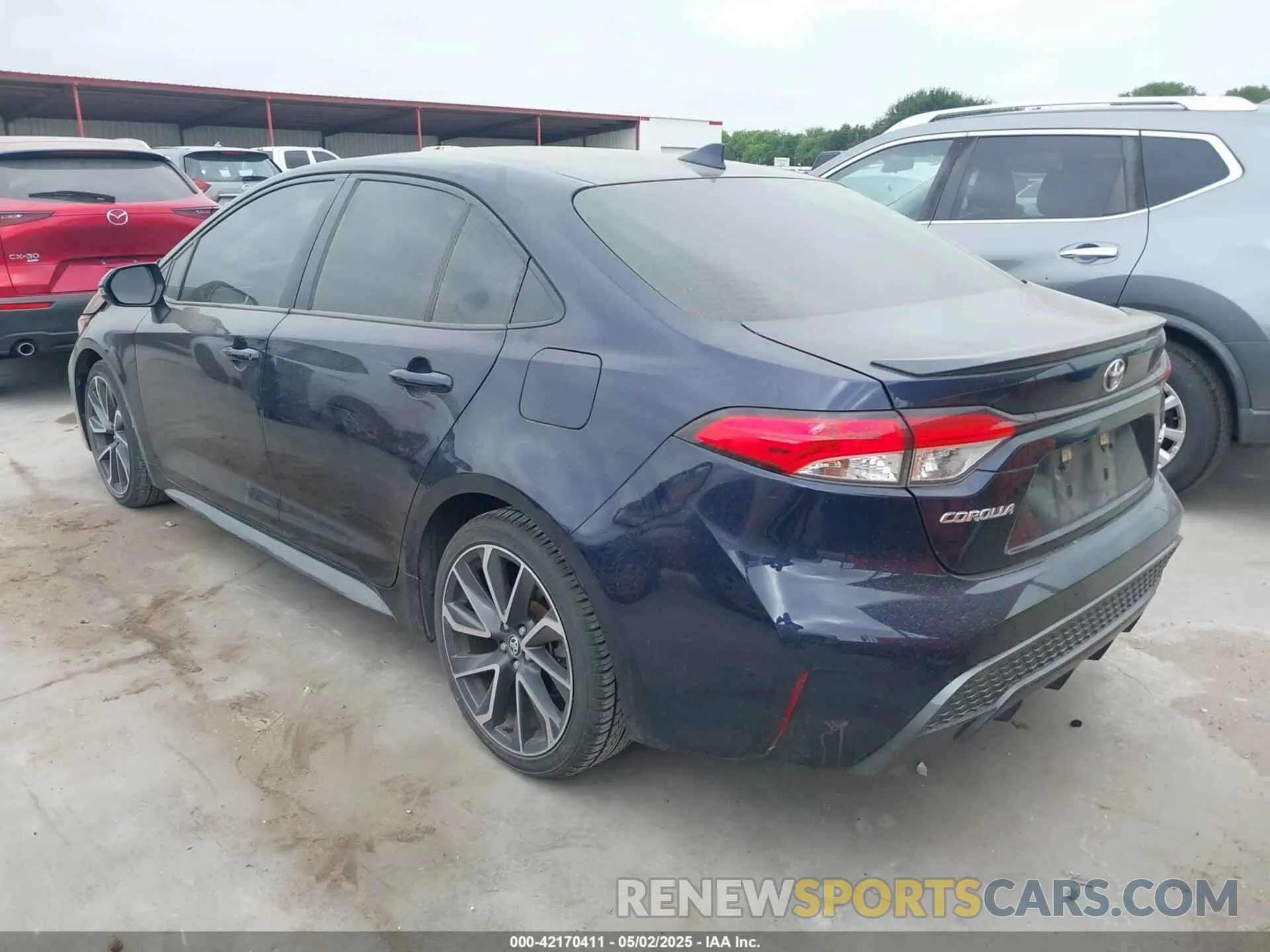 3 Photograph of a damaged car JTDP4RCEXLJ015151 TOYOTA COROLLA 2020