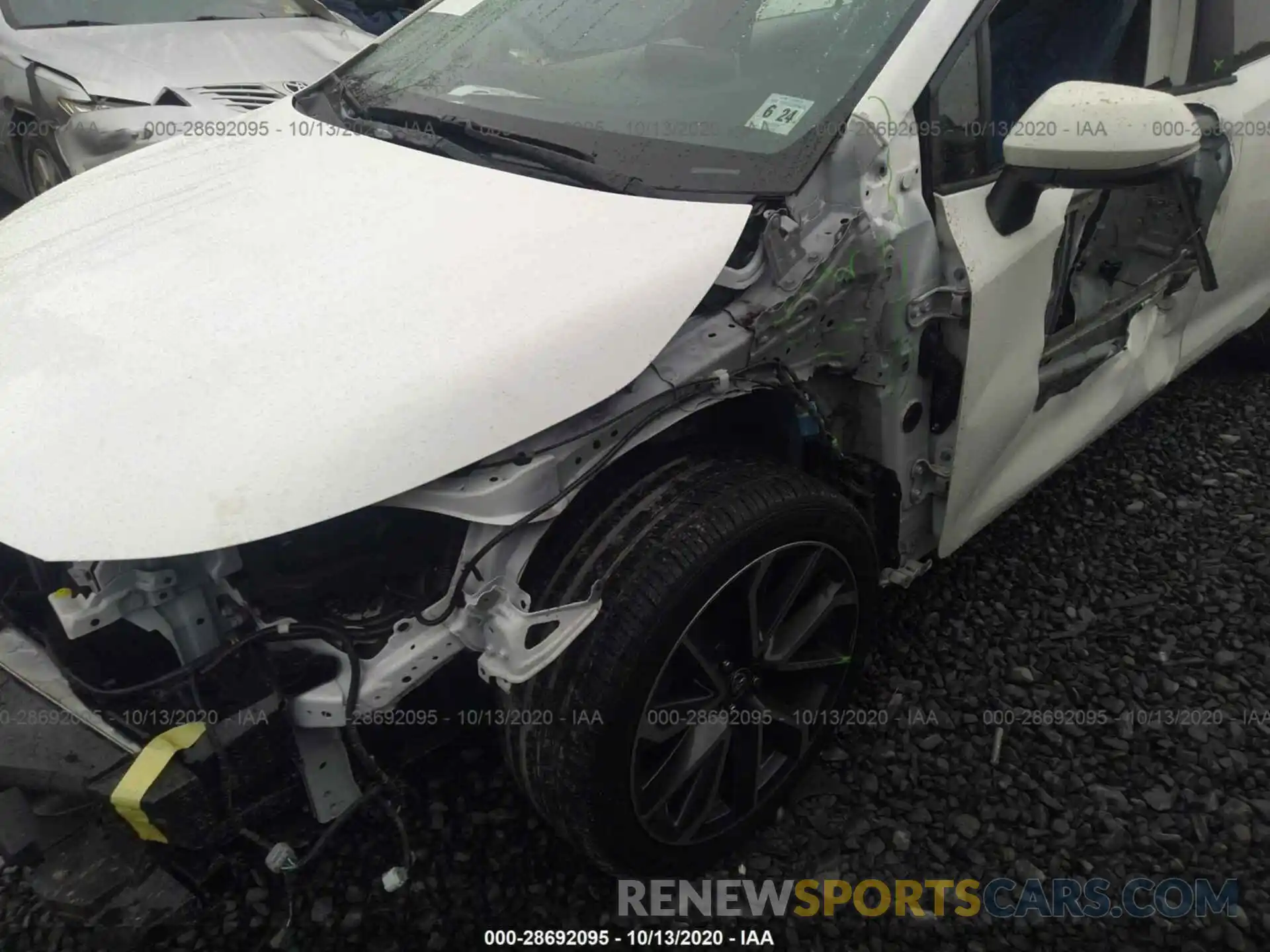 6 Photograph of a damaged car JTDP4RCEXLJ016364 TOYOTA COROLLA 2020