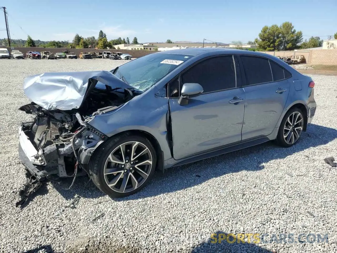 1 Photograph of a damaged car JTDP4RCEXLJ016767 TOYOTA COROLLA 2020
