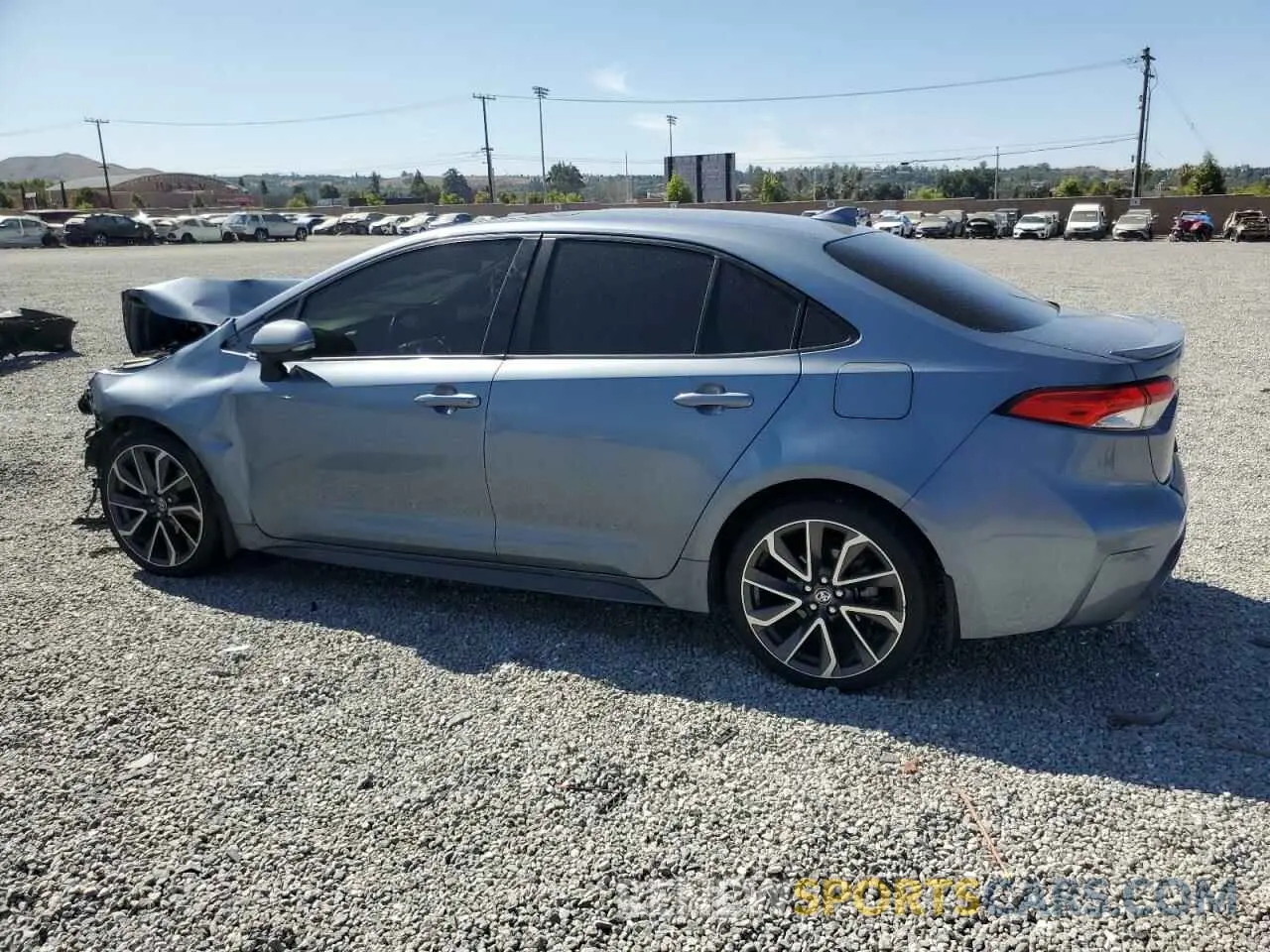 2 Photograph of a damaged car JTDP4RCEXLJ016767 TOYOTA COROLLA 2020
