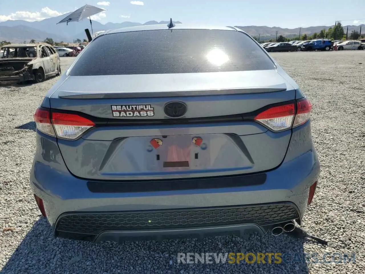 6 Photograph of a damaged car JTDP4RCEXLJ016767 TOYOTA COROLLA 2020