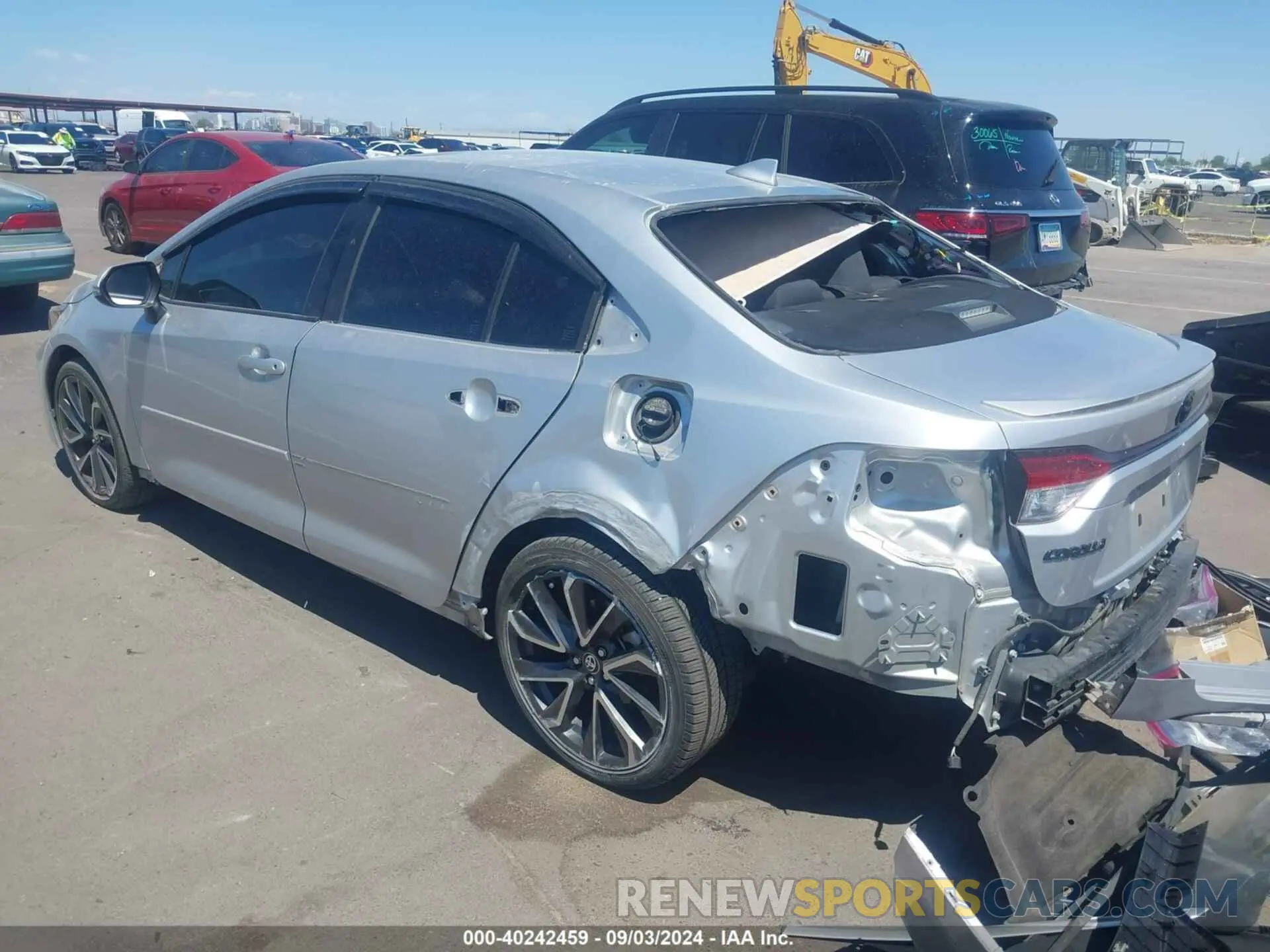 3 Photograph of a damaged car JTDP4RCEXLJ019068 TOYOTA COROLLA 2020