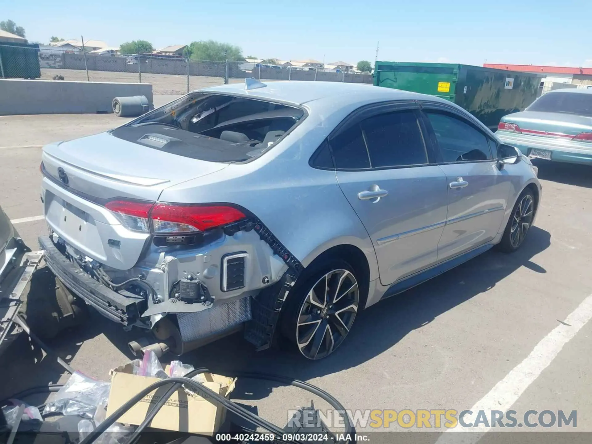4 Photograph of a damaged car JTDP4RCEXLJ019068 TOYOTA COROLLA 2020
