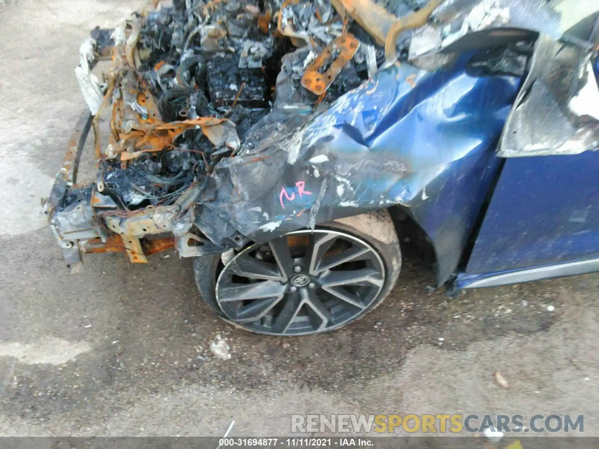 11 Photograph of a damaged car JTDP4RCEXLJ029132 TOYOTA COROLLA 2020