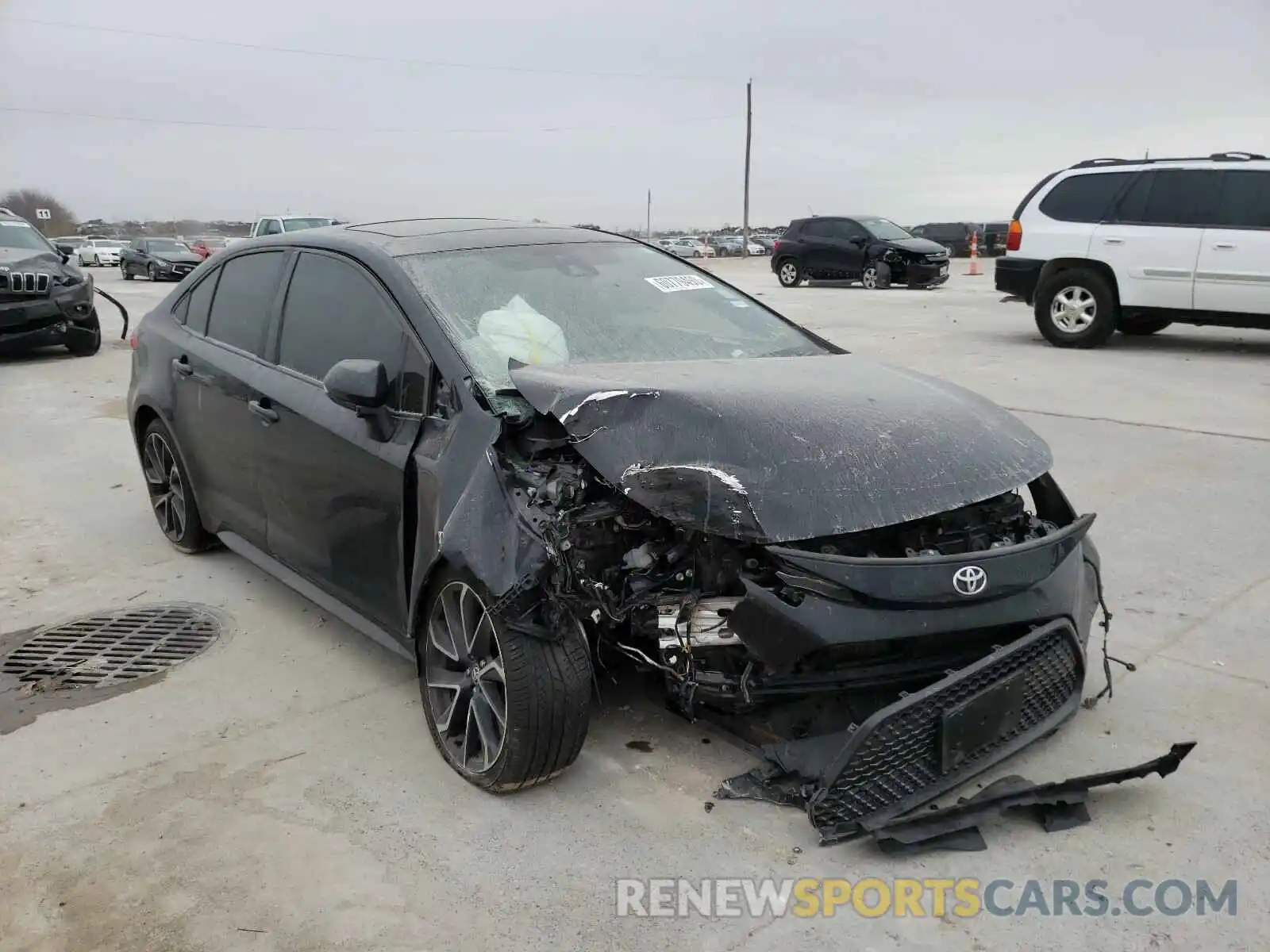 1 Photograph of a damaged car JTDP4RCEXLJ032936 TOYOTA COROLLA 2020