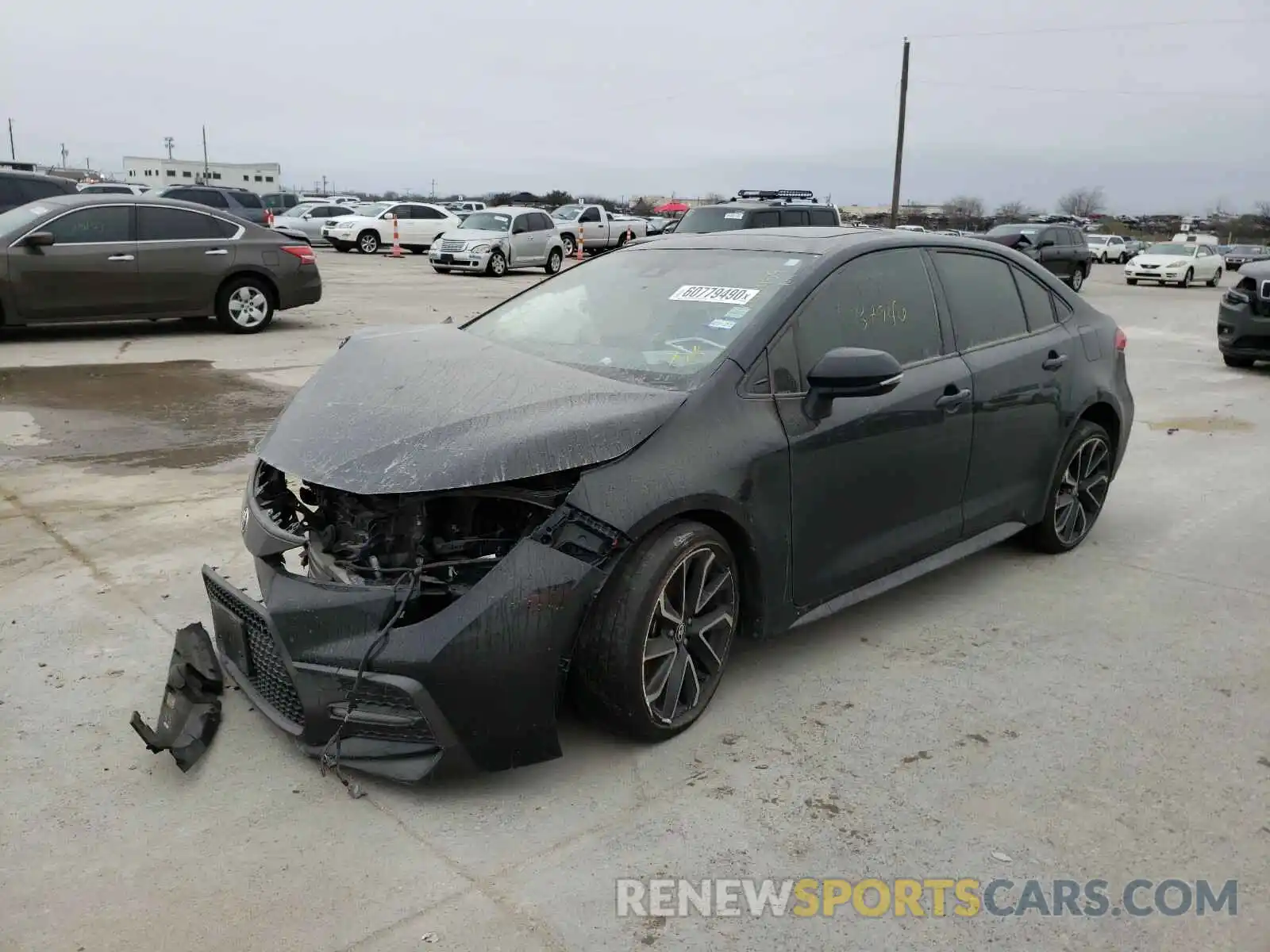 2 Photograph of a damaged car JTDP4RCEXLJ032936 TOYOTA COROLLA 2020