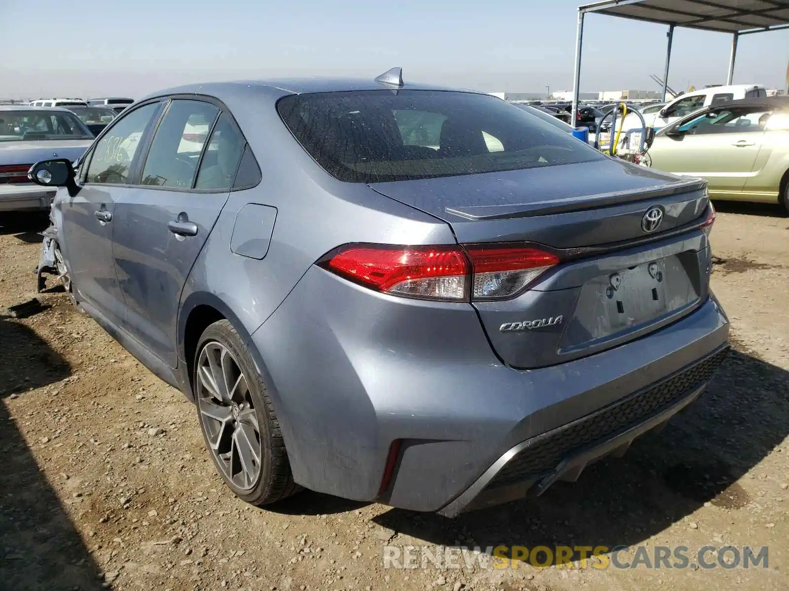 3 Photograph of a damaged car JTDS4RCE0LJ001155 TOYOTA COROLLA 2020