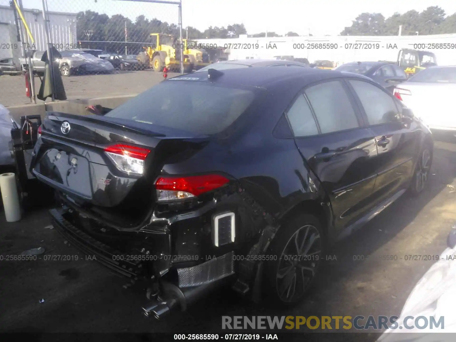 4 Photograph of a damaged car JTDS4RCE0LJ003634 TOYOTA COROLLA 2020