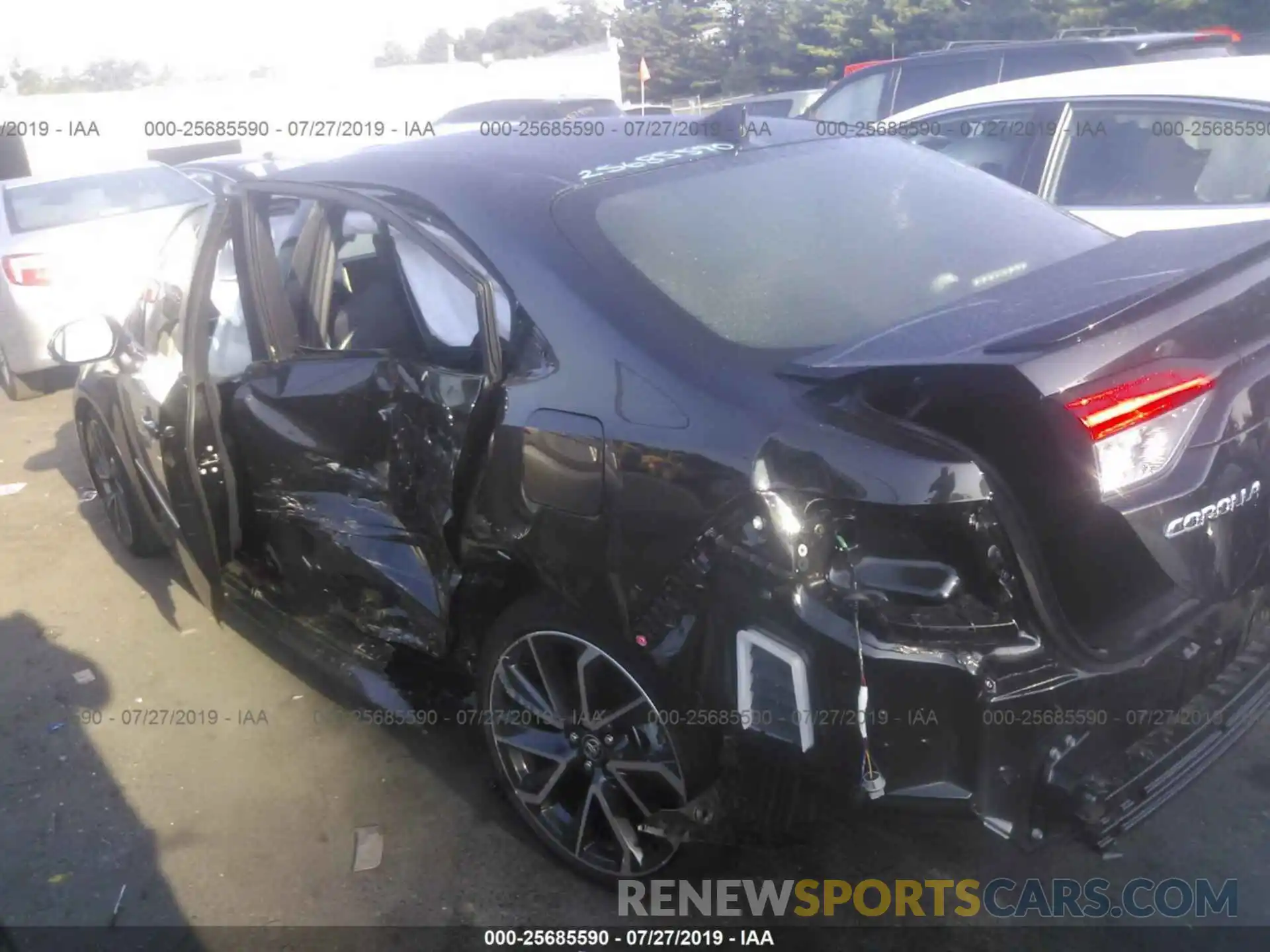 6 Photograph of a damaged car JTDS4RCE0LJ003634 TOYOTA COROLLA 2020