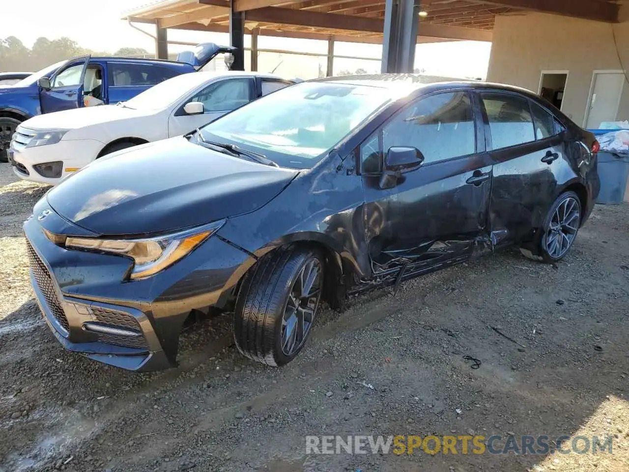 1 Photograph of a damaged car JTDS4RCE0LJ008476 TOYOTA COROLLA 2020