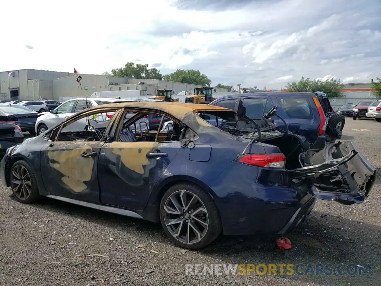 2 Photograph of a damaged car JTDS4RCE0LJ008817 TOYOTA COROLLA 2020
