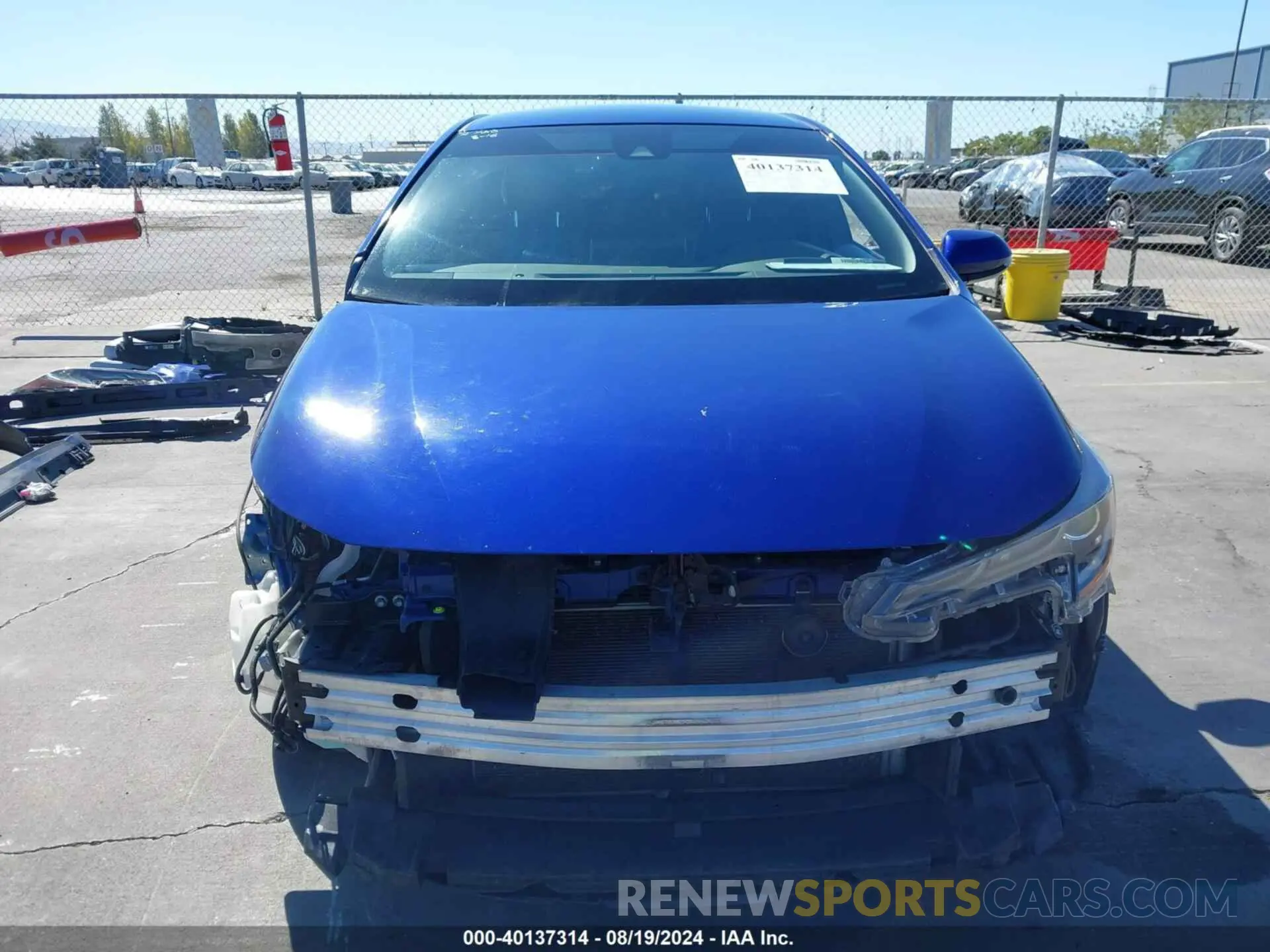 13 Photograph of a damaged car JTDS4RCE0LJ011037 TOYOTA COROLLA 2020