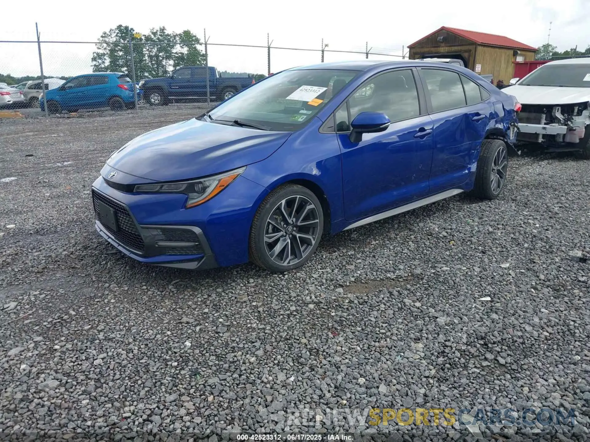 2 Photograph of a damaged car JTDS4RCE0LJ020658 TOYOTA COROLLA 2020