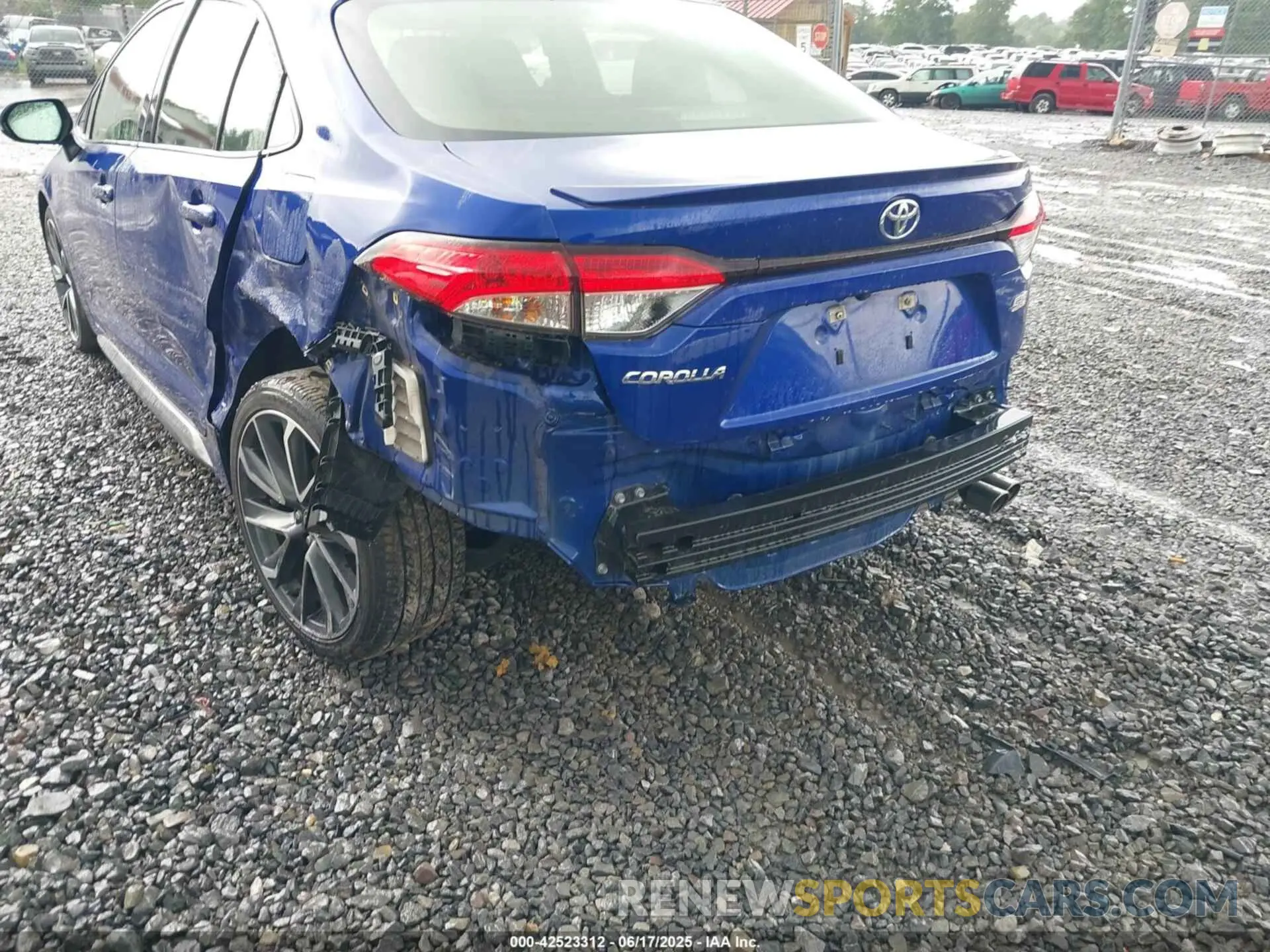 6 Photograph of a damaged car JTDS4RCE0LJ020658 TOYOTA COROLLA 2020