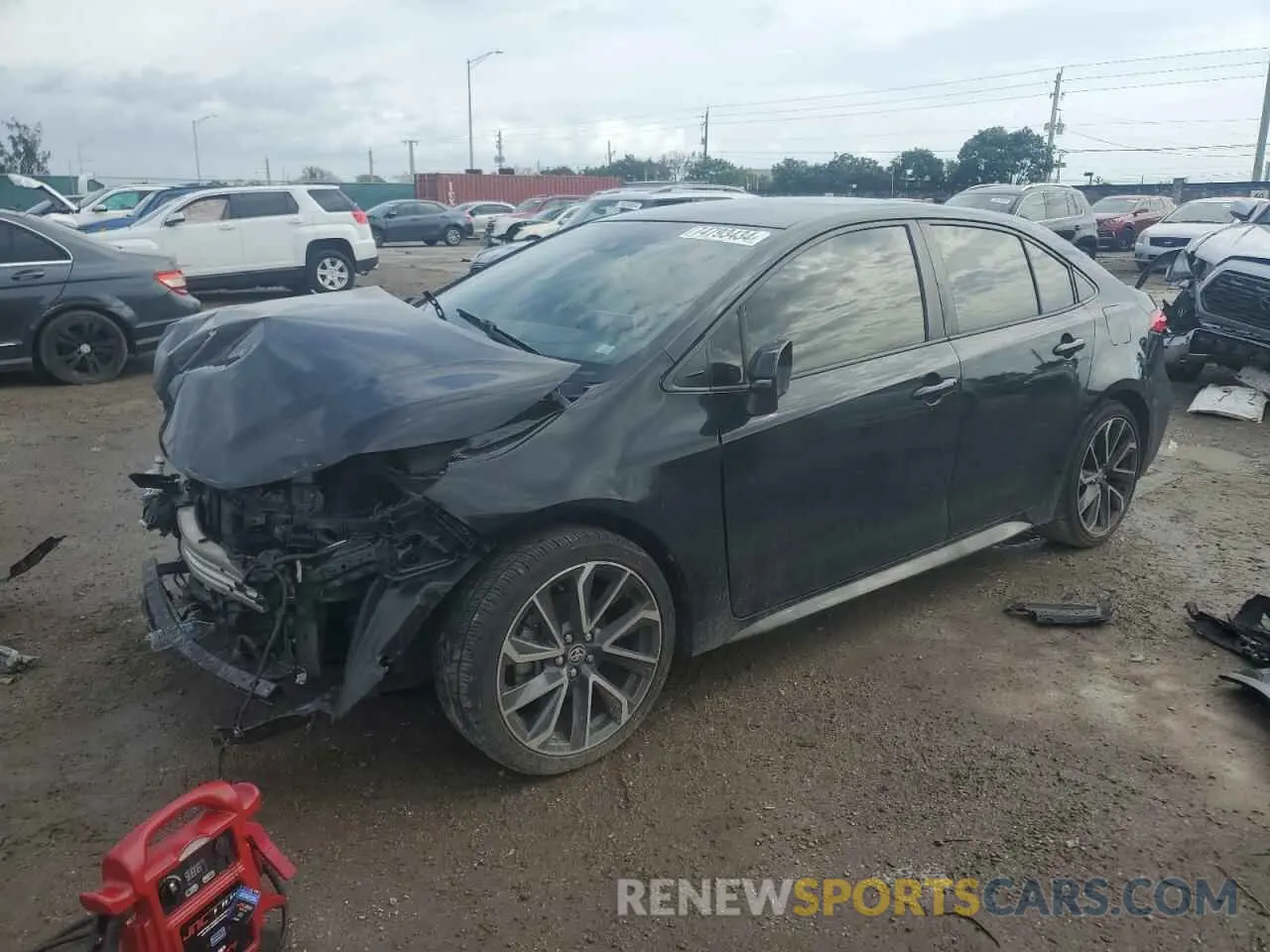 1 Photograph of a damaged car JTDS4RCE0LJ026296 TOYOTA COROLLA 2020