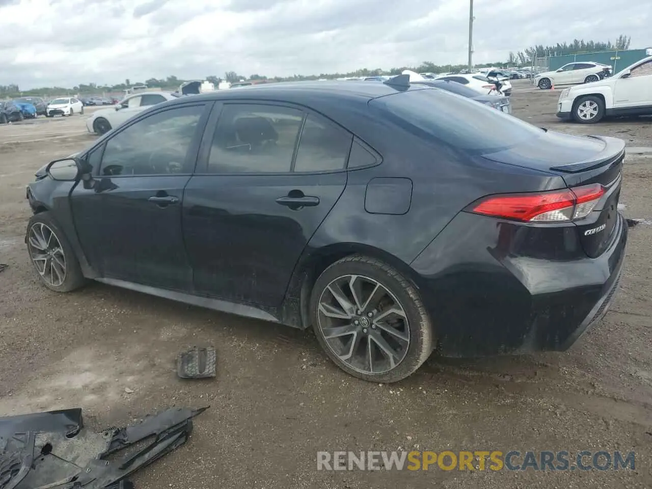 2 Photograph of a damaged car JTDS4RCE0LJ026296 TOYOTA COROLLA 2020