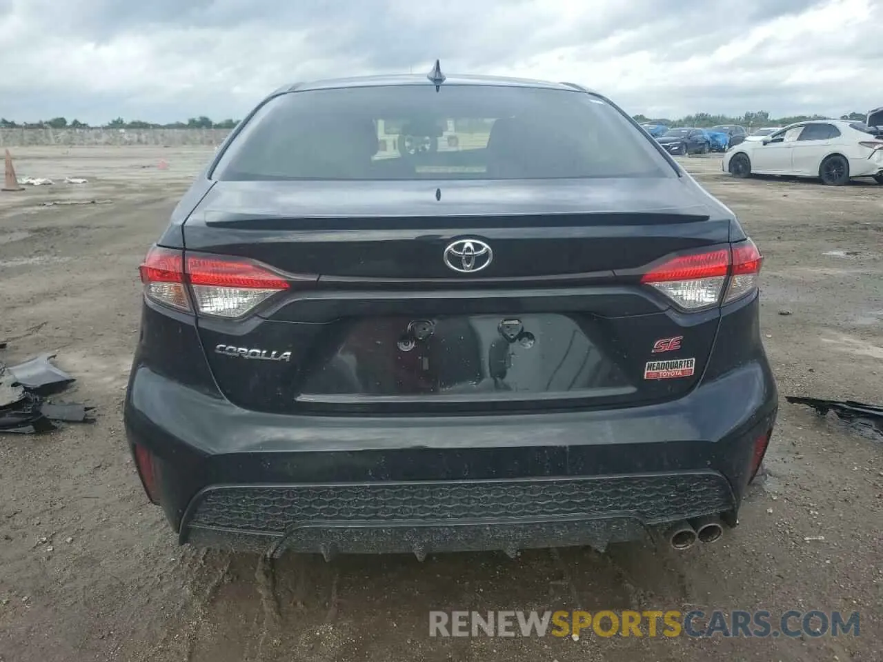 6 Photograph of a damaged car JTDS4RCE0LJ026296 TOYOTA COROLLA 2020