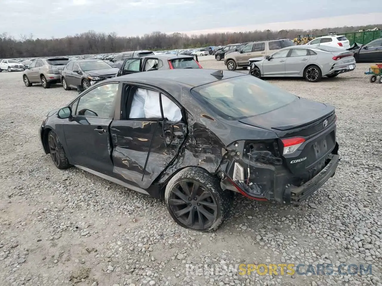 2 Photograph of a damaged car JTDS4RCE0LJ027612 TOYOTA COROLLA 2020