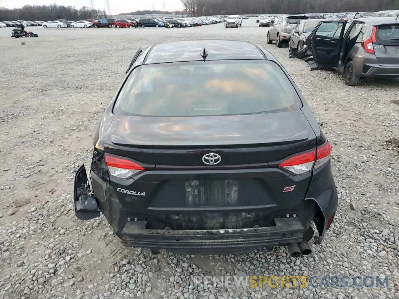 6 Photograph of a damaged car JTDS4RCE0LJ027612 TOYOTA COROLLA 2020