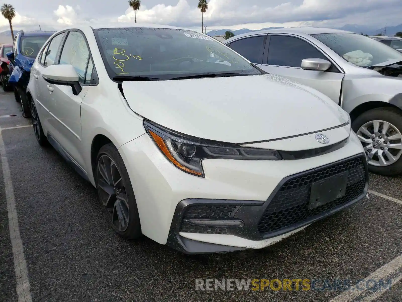 1 Photograph of a damaged car JTDS4RCE0LJ028226 TOYOTA COROLLA 2020