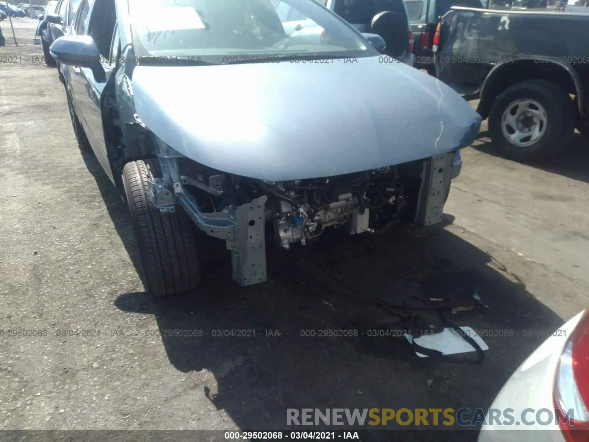 6 Photograph of a damaged car JTDS4RCE0LJ032244 TOYOTA COROLLA 2020