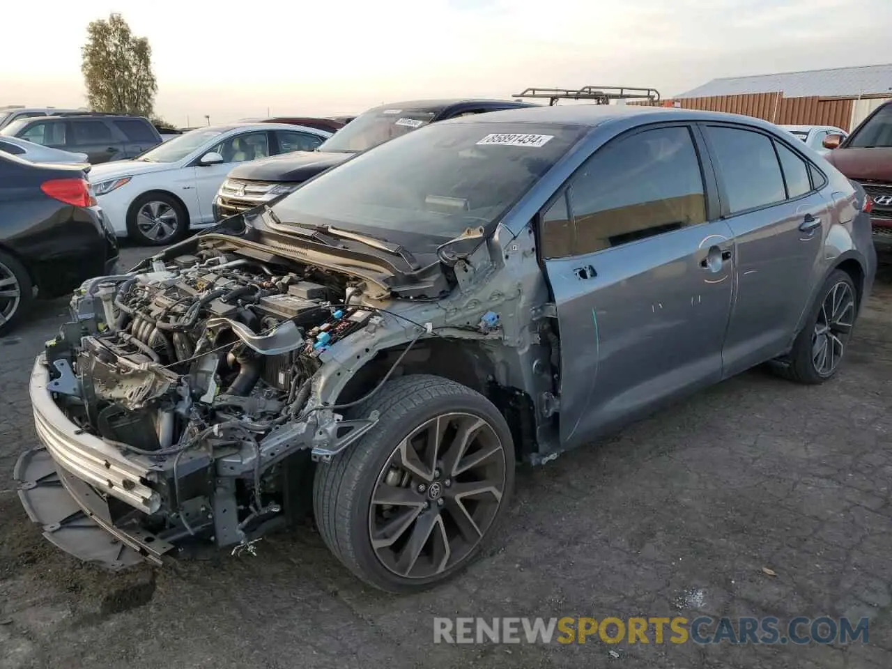 1 Photograph of a damaged car JTDS4RCE0LJ032938 TOYOTA COROLLA 2020
