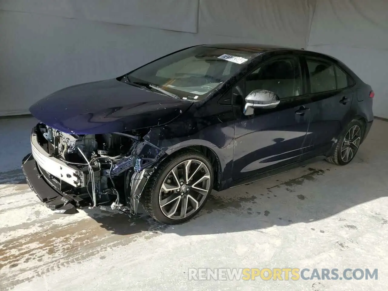 1 Photograph of a damaged car JTDS4RCE0LJ033121 TOYOTA COROLLA 2020