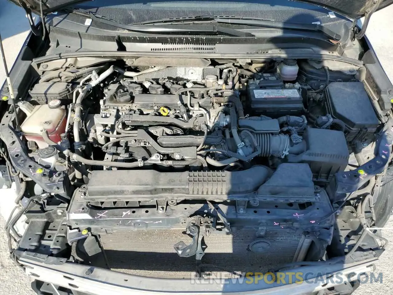 11 Photograph of a damaged car JTDS4RCE0LJ033121 TOYOTA COROLLA 2020