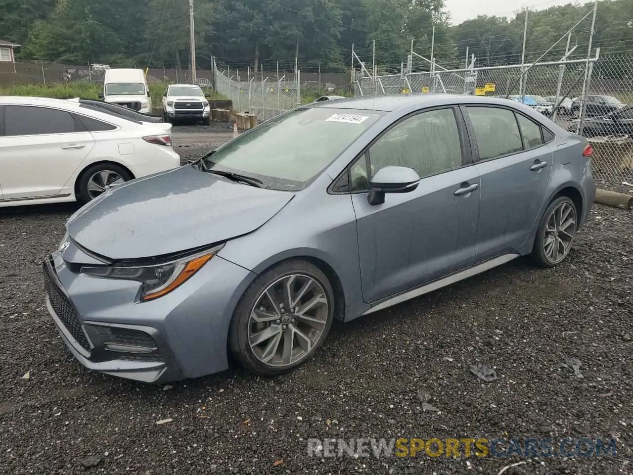 1 Photograph of a damaged car JTDS4RCE0LJ034673 TOYOTA COROLLA 2020