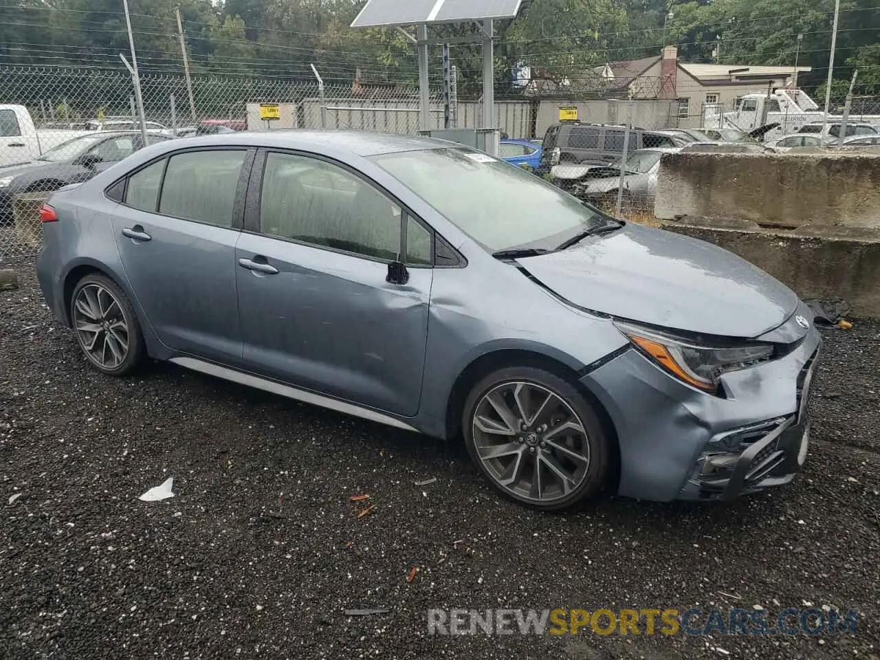 4 Photograph of a damaged car JTDS4RCE0LJ034673 TOYOTA COROLLA 2020
