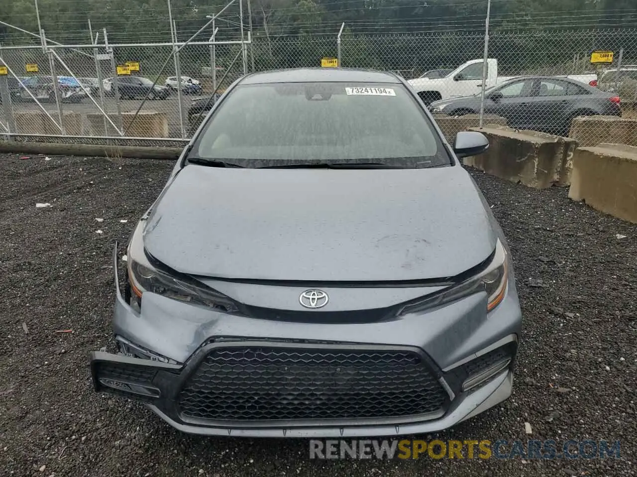 5 Photograph of a damaged car JTDS4RCE0LJ034673 TOYOTA COROLLA 2020