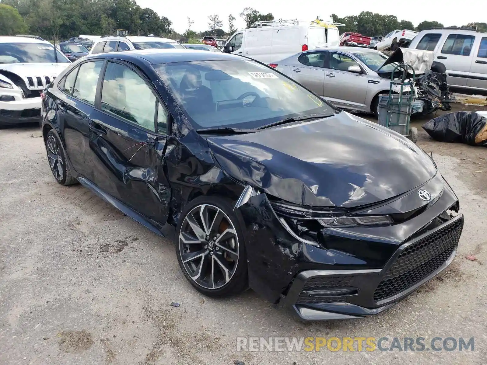 9 Photograph of a damaged car JTDS4RCE0LJ036231 TOYOTA COROLLA 2020