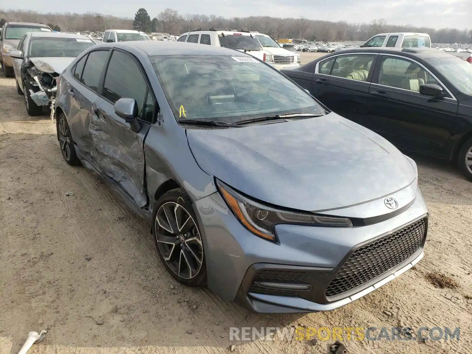 1 Photograph of a damaged car JTDS4RCE0LJ042014 TOYOTA COROLLA 2020