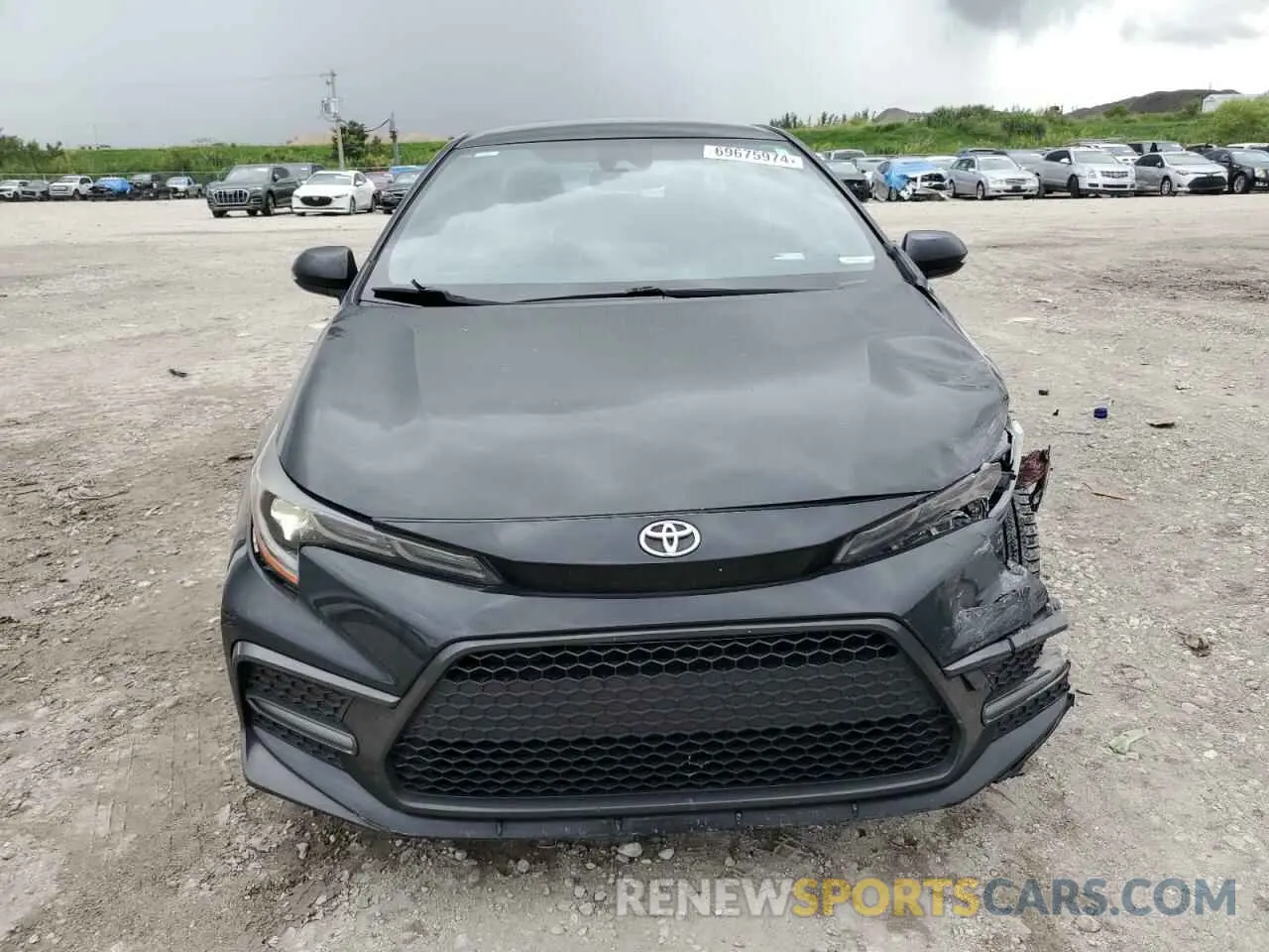 5 Photograph of a damaged car JTDS4RCE1LJ001066 TOYOTA COROLLA 2020