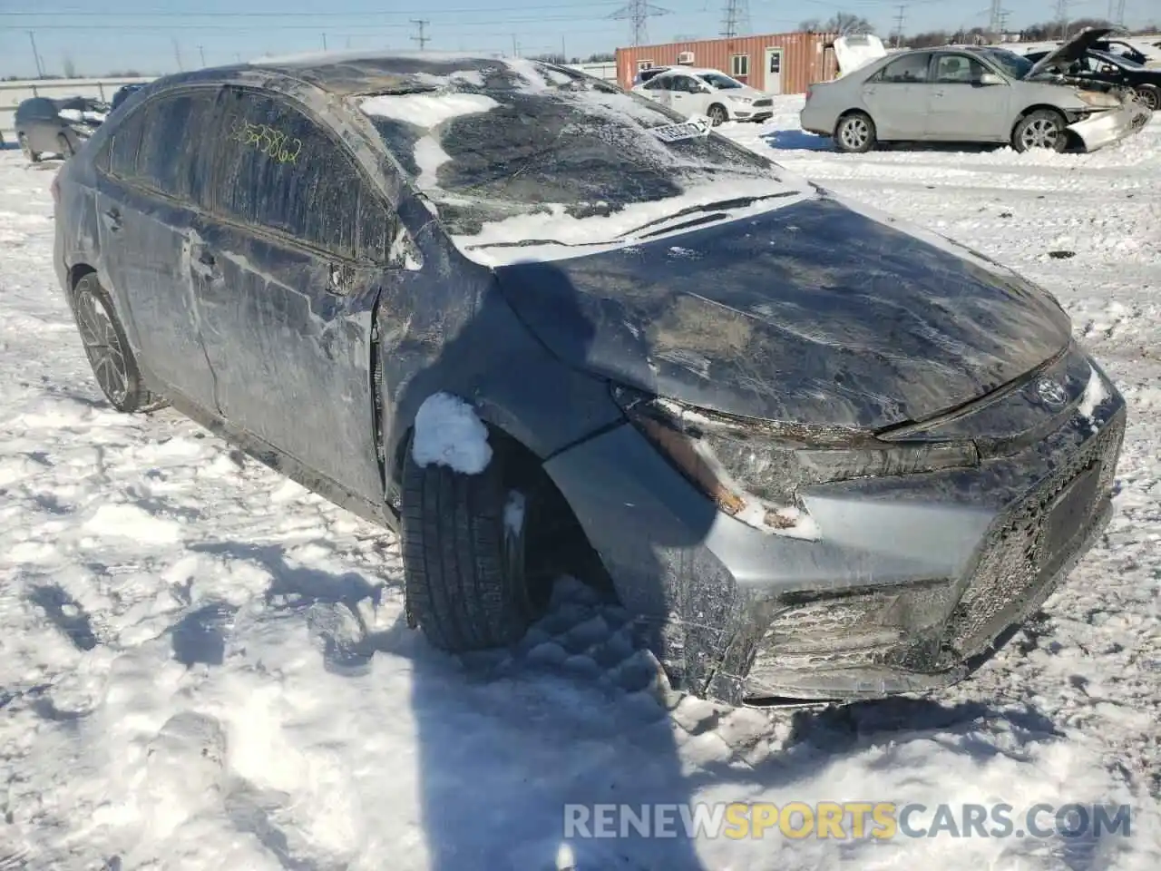 1 Photograph of a damaged car JTDS4RCE1LJ001228 TOYOTA COROLLA 2020