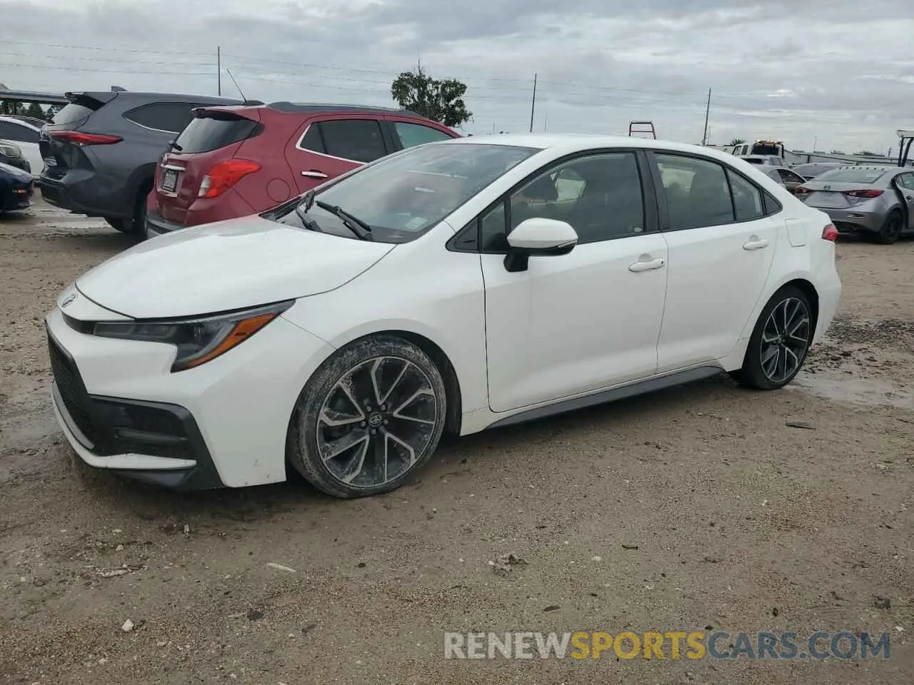 1 Photograph of a damaged car JTDS4RCE1LJ002086 TOYOTA COROLLA 2020