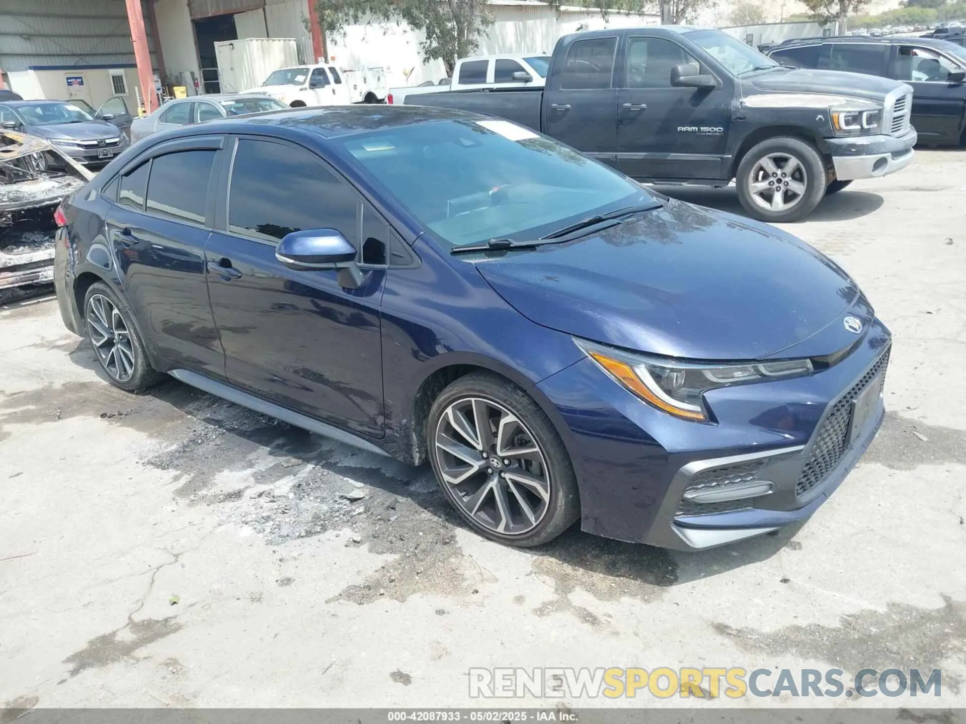 1 Photograph of a damaged car JTDS4RCE1LJ002153 TOYOTA COROLLA 2020