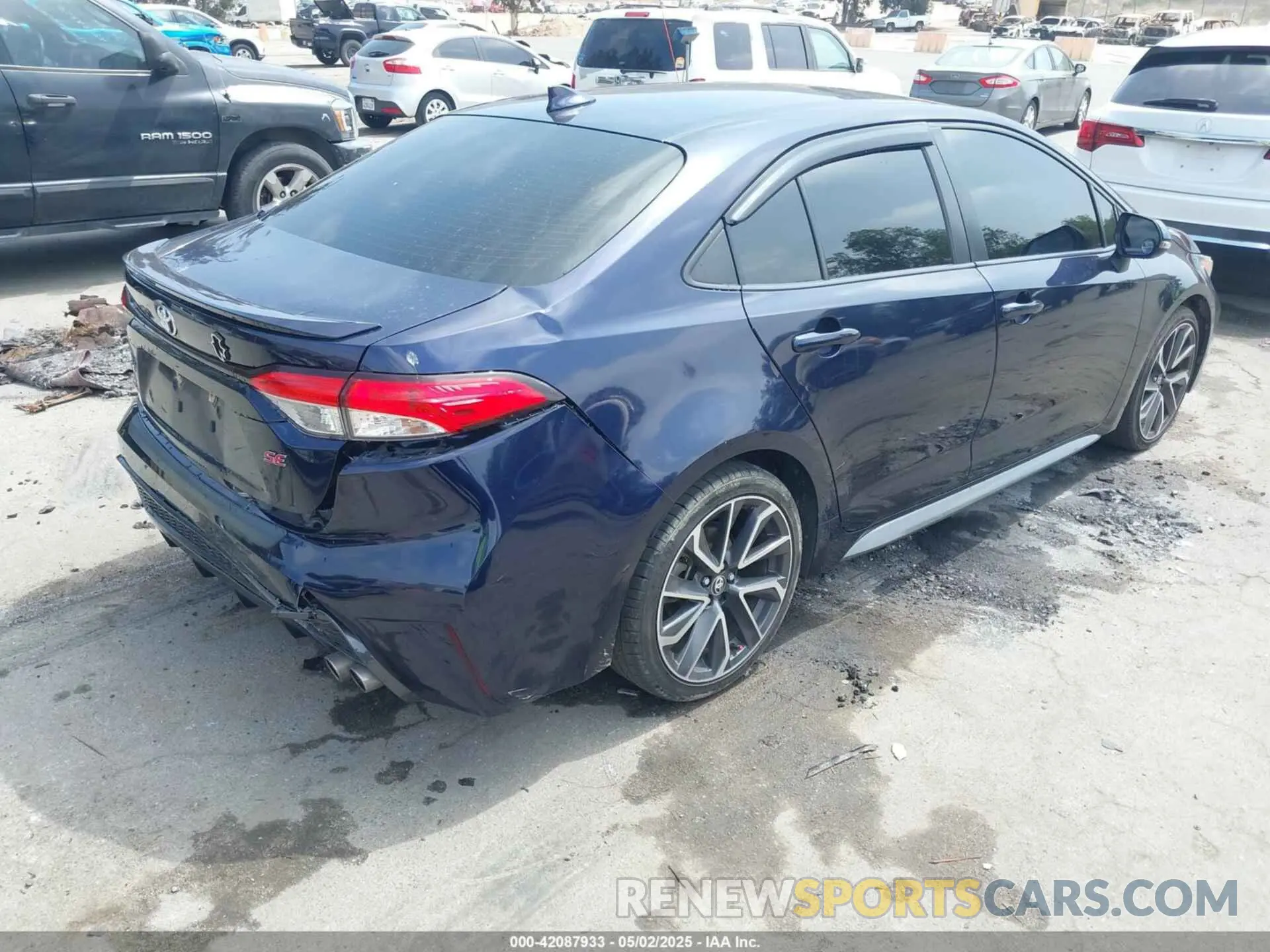 4 Photograph of a damaged car JTDS4RCE1LJ002153 TOYOTA COROLLA 2020