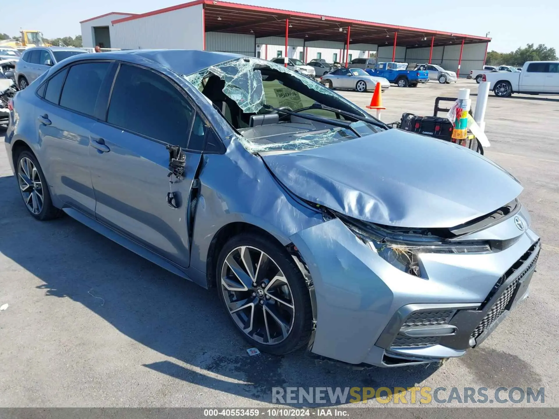 1 Photograph of a damaged car JTDS4RCE1LJ006543 TOYOTA COROLLA 2020