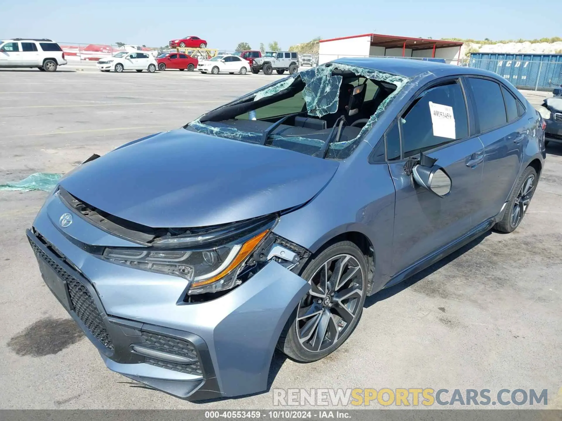 2 Photograph of a damaged car JTDS4RCE1LJ006543 TOYOTA COROLLA 2020