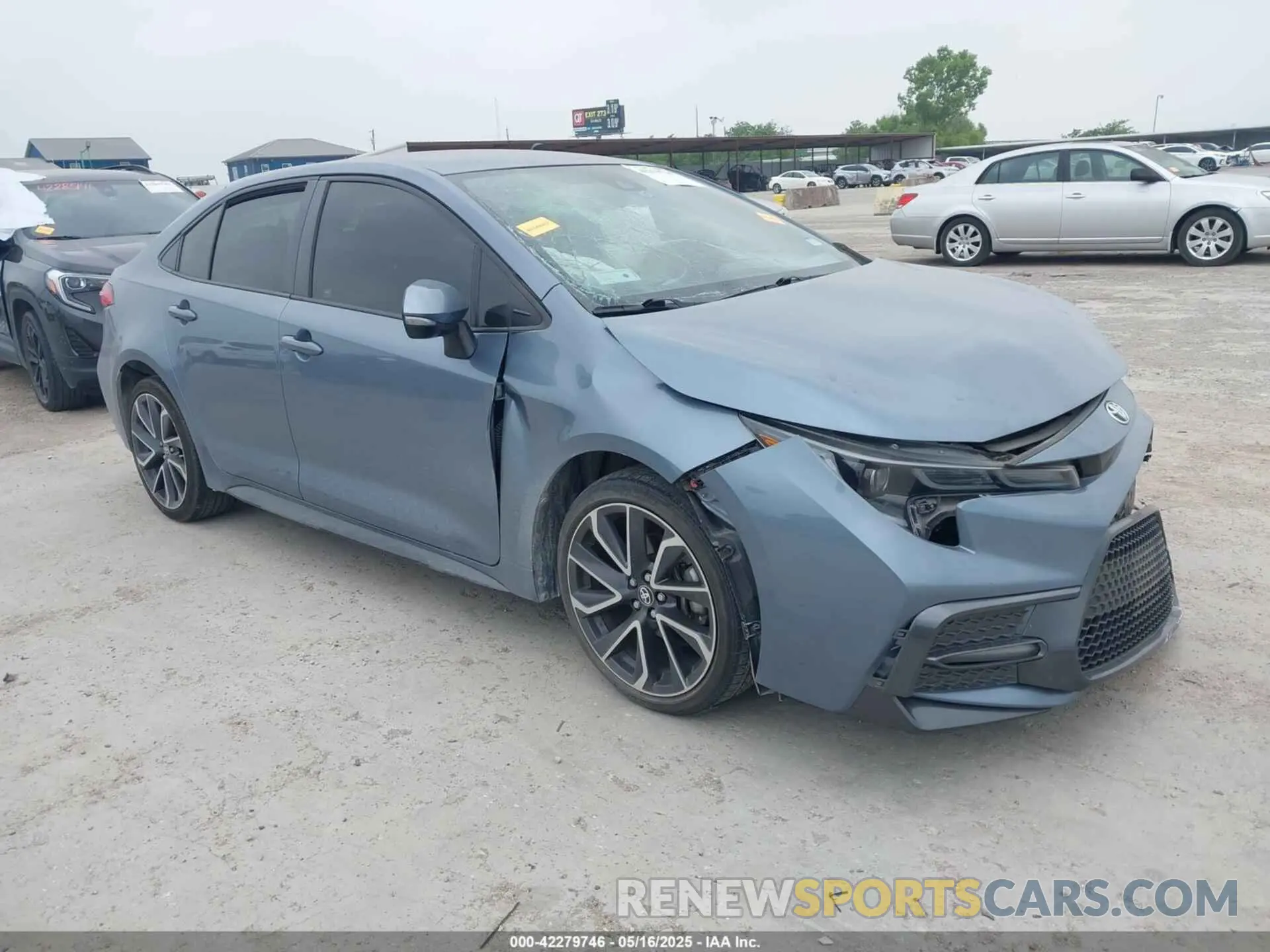 1 Photograph of a damaged car JTDS4RCE1LJ006560 TOYOTA COROLLA 2020