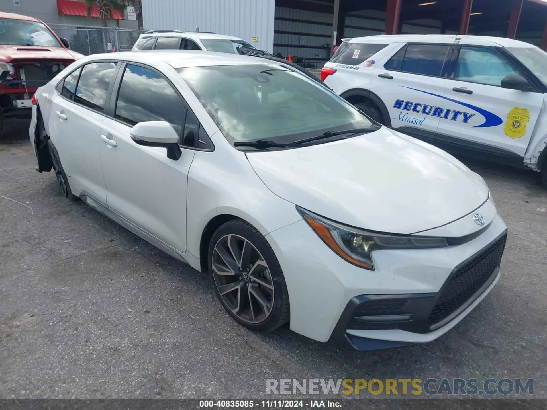 1 Photograph of a damaged car JTDS4RCE1LJ012732 TOYOTA COROLLA 2020