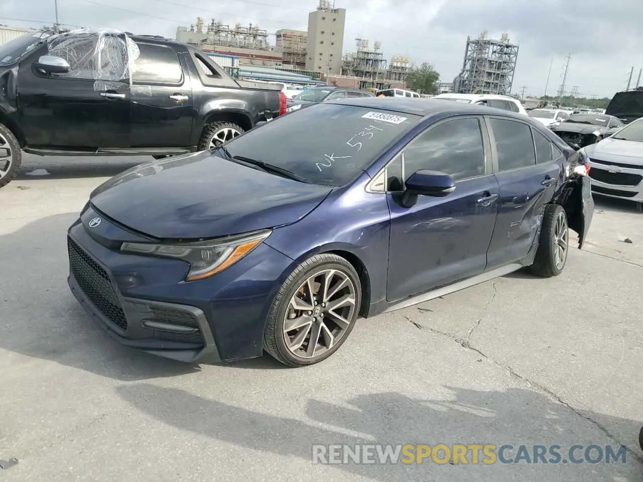 1 Photograph of a damaged car JTDS4RCE1LJ015341 TOYOTA COROLLA 2020