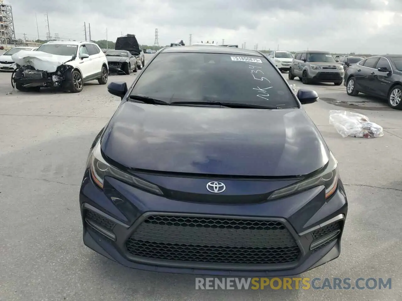 5 Photograph of a damaged car JTDS4RCE1LJ015341 TOYOTA COROLLA 2020