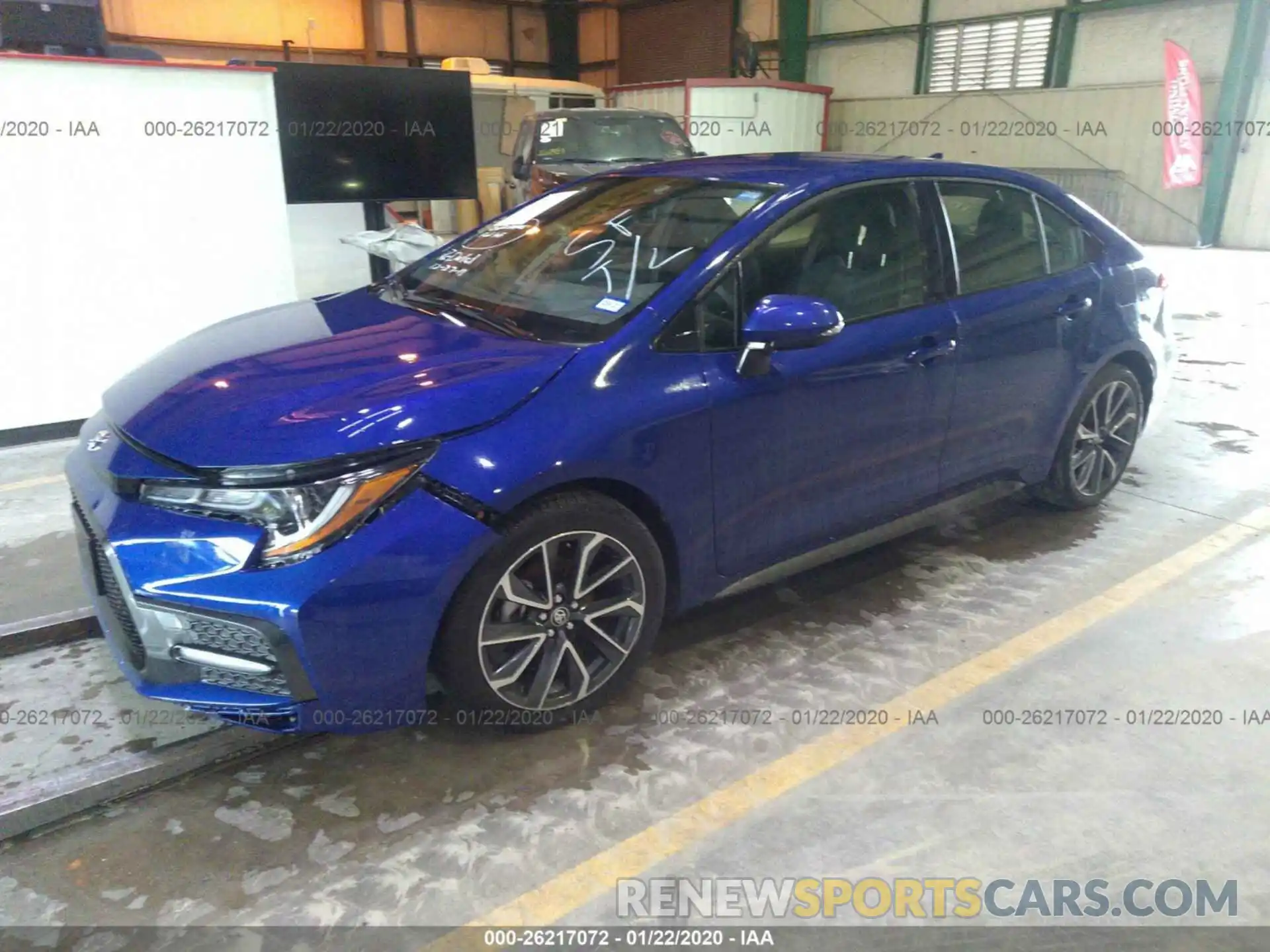 2 Photograph of a damaged car JTDS4RCE1LJ015694 TOYOTA COROLLA 2020